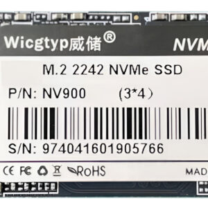 Ssd Disco 2242 Pcie 3.0 X 4 M Key Wicgtyp 512 Gb 3d Nand