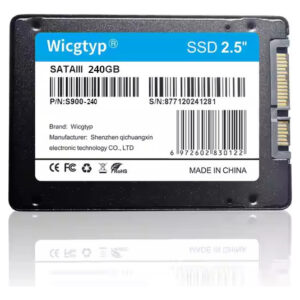 Ssd Disco Solido Wicgtyp 2,5 Sata Iii 3d Nand 240 Gb
