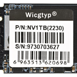 Ssd 2230 M Key Wicgtyp Nv330 1 Tb M.2 Pcie Nvme 3d Nand