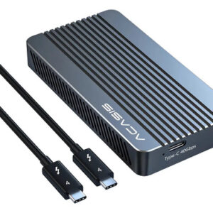 Acasis Usb 4.0/ Thunderbolt M.2 Pcie 40 Gbps Carry Disk Case Plata